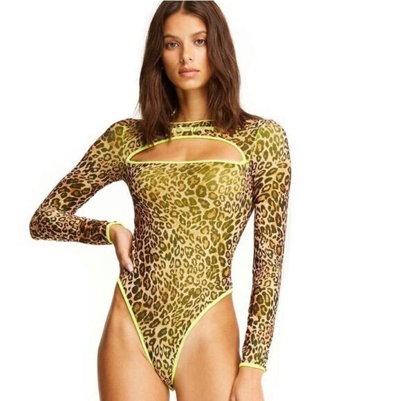 I.AM.GIA Taurus Leopard Print Bodysuit - Picture 2 of 7